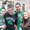 High school students from Westchester at the 2011 St. Patrick's Day parade.